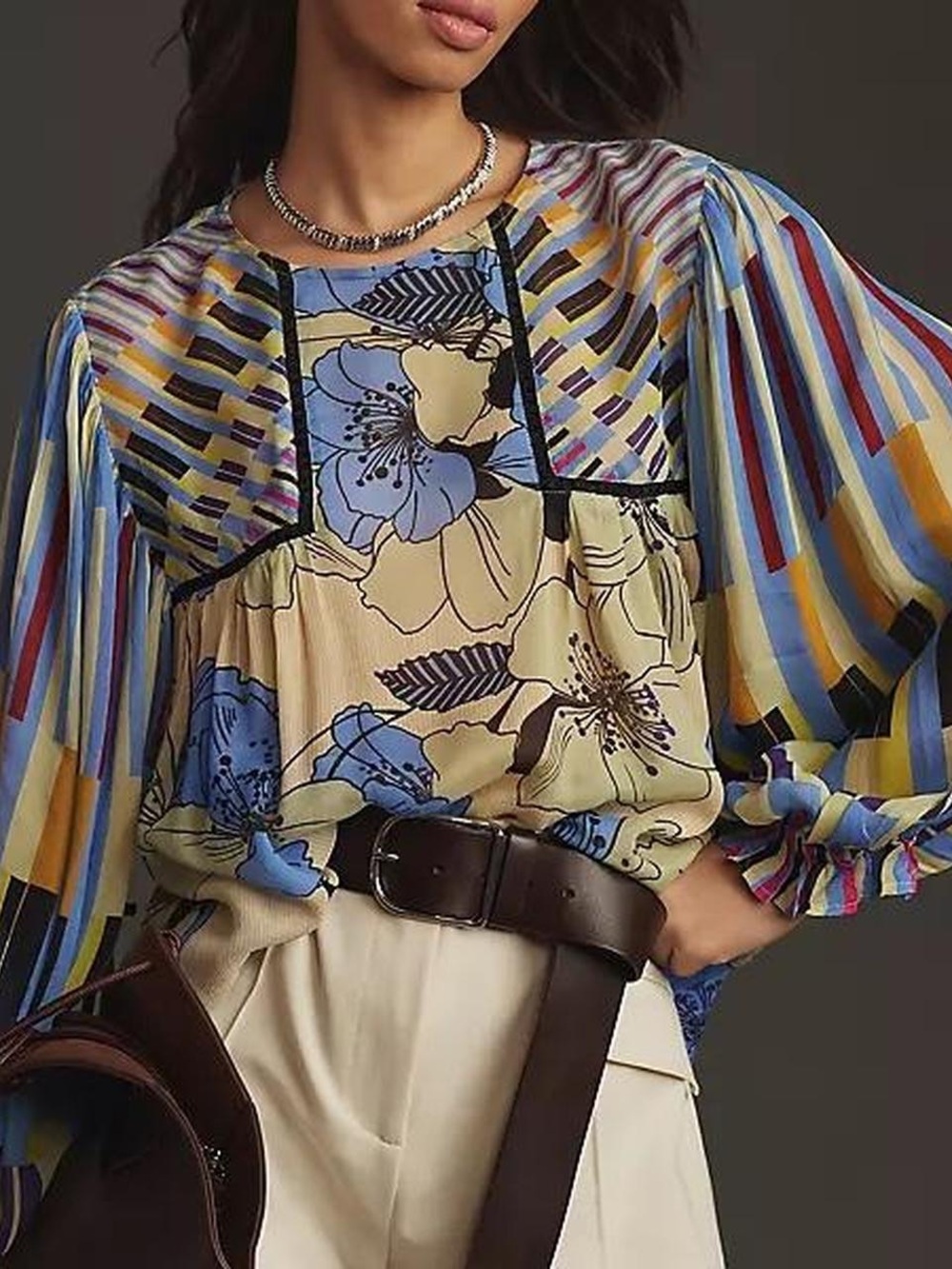 Bl-nk Miranda Peasant Blouse